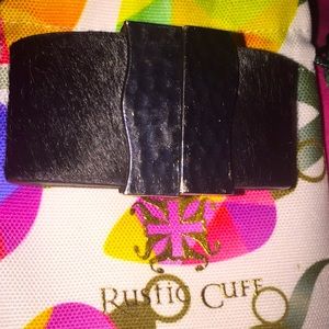 Rustic Cuff calf hair bracelet